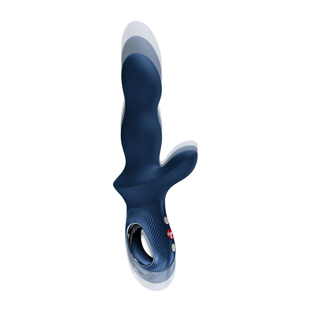 Fun Factory BI STRONIC CRAVE Nightblue - Nightblue USB-C Rechargeable Thrusting Vibrator - Hush Store Sydney 
