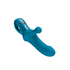 Fun Factory BI STRONIC CURVE Aquamarine - Aquamarine USB-C Rechargeable Thrusting Vibrator - Hush Store Sydney 