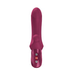 Fun Factory BI STRONIC CURVE Wine Red - Wine Red USB-C Rechargeable Thrusting Vibrator - Hush Store Sydney 