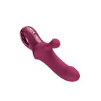 Fun Factory BI STRONIC CURVE Wine Red - Wine Red USB-C Rechargeable Thrusting Vibrator - Hush Store Sydney 