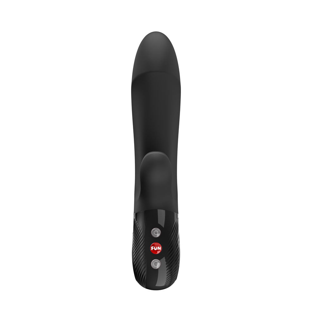 Fun Factory BI STRONIC EMBRACE Black - Black USB-C Rechargeable Thrusting Vibrator - Hush Store Sydney 