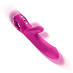 Fun Factory BI STRONIC EMBRACE Magenta - Magenta USB-C Rechargeable Thrusting Vibrator - Hush Store Sydney 