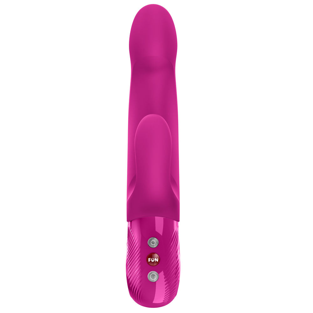 Fun Factory BI STRONIC IMMERSE Magenta - Magenta 22.1 cm USB-C Rechargeable Thrusting Vibrator - Hush Store Sydney 