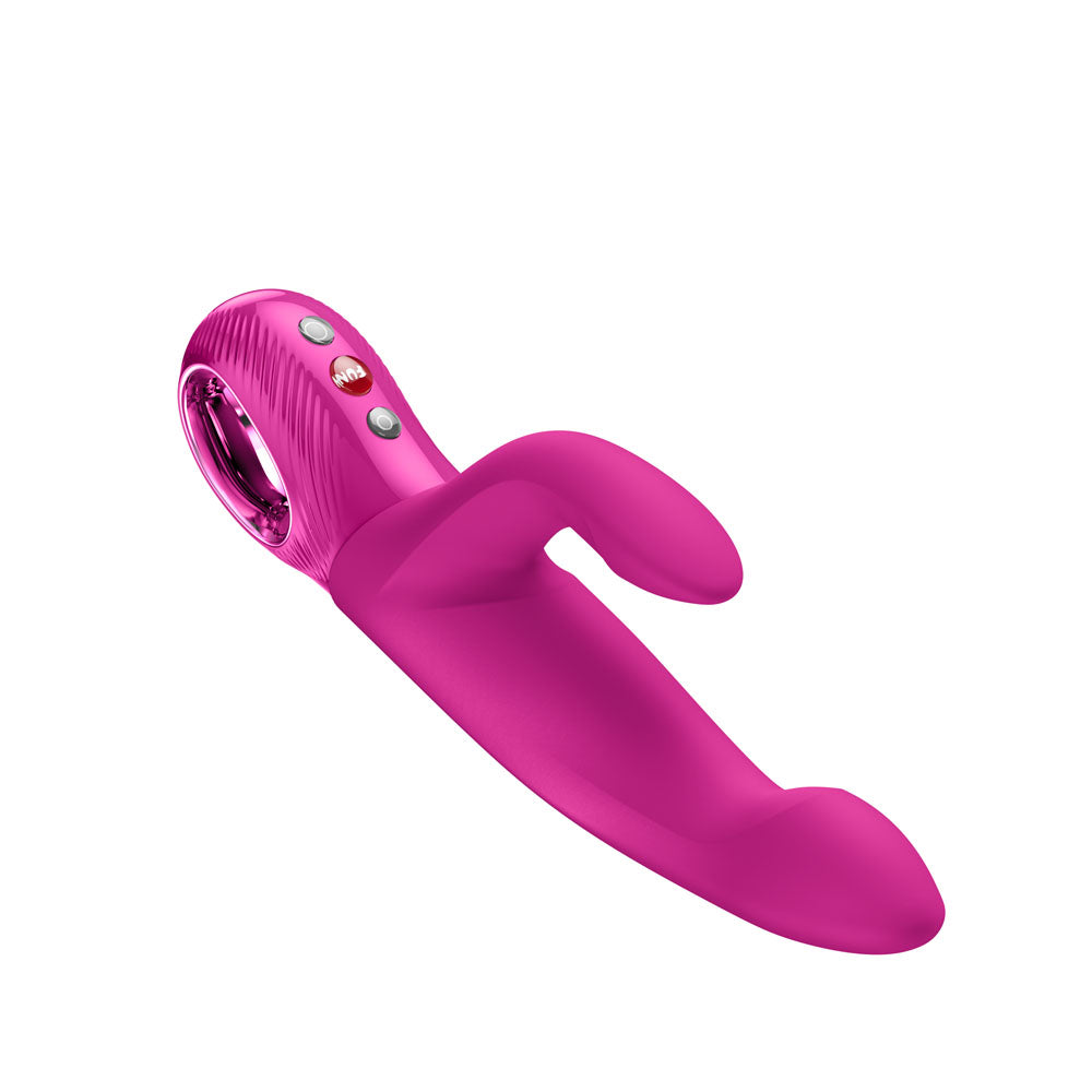 Fun Factory BI STRONIC IMMERSE Magenta - Magenta 22.1 cm USB-C Rechargeable Thrusting Vibrator - Hush Store Sydney 