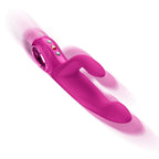 Fun Factory BI STRONIC IMMERSE Magenta - Magenta 22.1 cm USB-C Rechargeable Thrusting Vibrator - Hush Store Sydney 