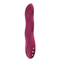 Fun Factory STRONIC WAVE Wine Red - Wine Red USB-C Rechargeable Thrusting Vibrator - Hush Store Sydney 