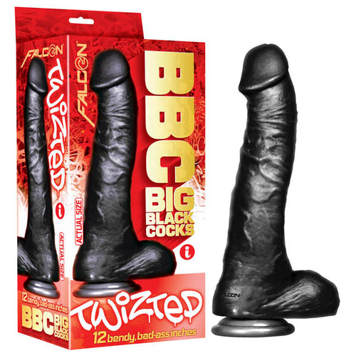 BBC (Big Black Cocks) - Twizted - Black 30.5 cm (12'') Dong - Hush Store Sydney 