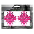 GLOW Fashion Pasties Set - Glow Pink Crystals - Hush Store Sydney 