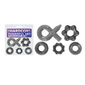 Hardcore Powerful Set Cock Rings - Set of 5 - Smoke Cock Rings - Set of 5 - Hush Store Sydney 