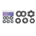 Hardcore Powerful Set Cock Rings - Set of 5 - Smoke Cock Rings - Set of 5 - Hush Store Sydney 