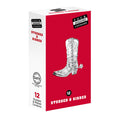 Four Seasons Studs & Ribs Condoms - Studded & Ribbed Lubricated Condoms - 12 Pack - Hush Store Sydney 