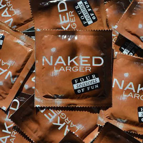 Four Seasons Naked Larger Condoms - Bulk Box of 144 - Hush Store Sydney 