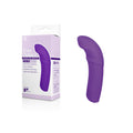 Cozy Pointer - Purple - Purple 12.7 cm USB Rechargeable Curved Mini Vibrator - Hush Store Sydney 