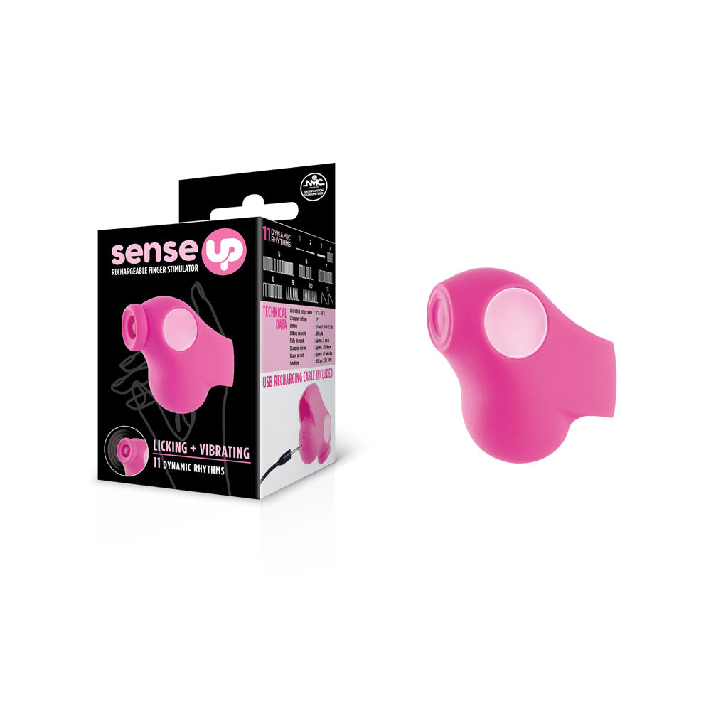 Sense Up - Pink USB Rechargeable Finger Stimulator - Hush Store Sydney 