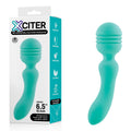 Xciter - Teal - Teal 16.5 cm USB Rechargeable Massage Wand - Hush Store Sydney 
