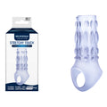 Ice Crystals Stretchy Touch Tickler Sleeve - Clear Penis Sleeve - Hush Store Sydney 
