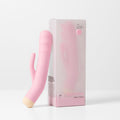 Girls Get Off - DeeDee - Pink 19 cm USB Rechargeable Thrusting Rabbit Vibrator - Hush Store Sydney 