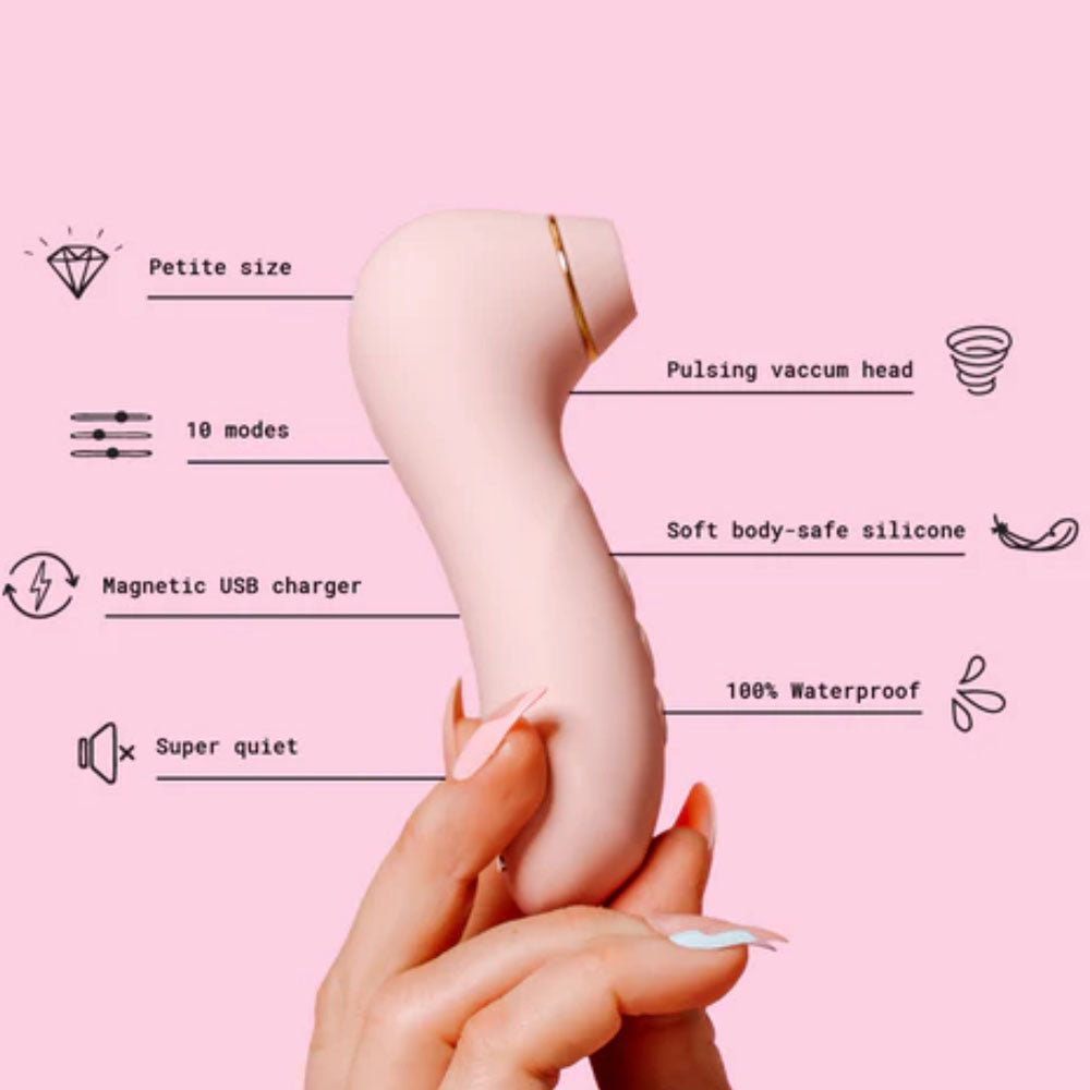Girls Get Off - Missy - Pink USB Rechargeable Air Pulse Clitoral Stimulator
