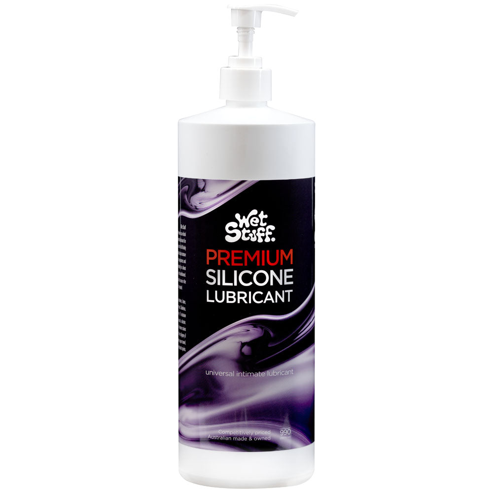 Wet Stuff Premium - 990g Pump Top - Silicone Lubricant - 990 gram Bottle - Hush Store Sydney 