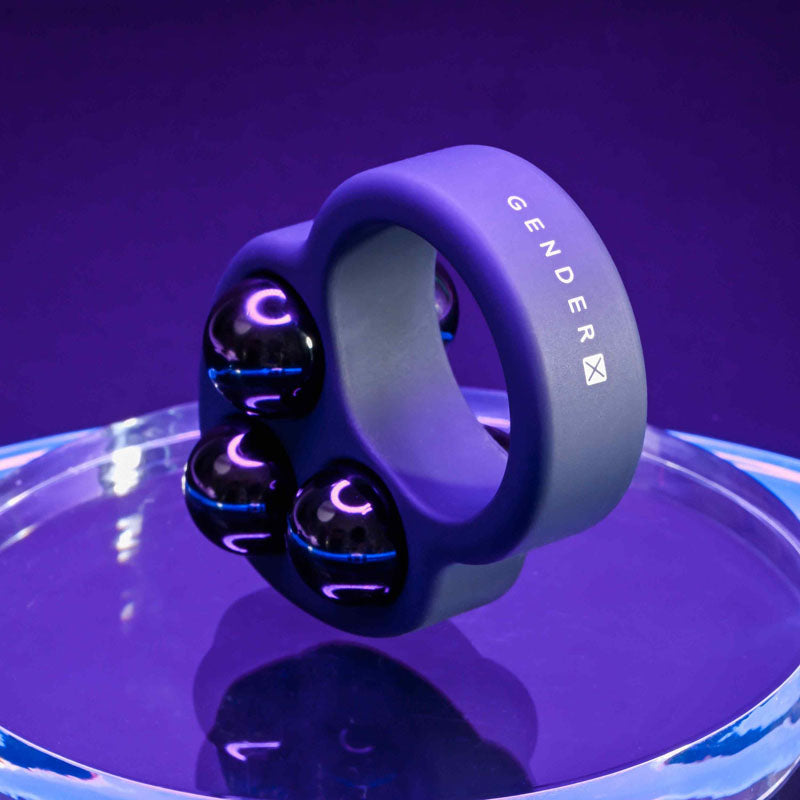 Gender X WORKOUT RING - Black Weighted Cock Ring - Hush Store Sydney 