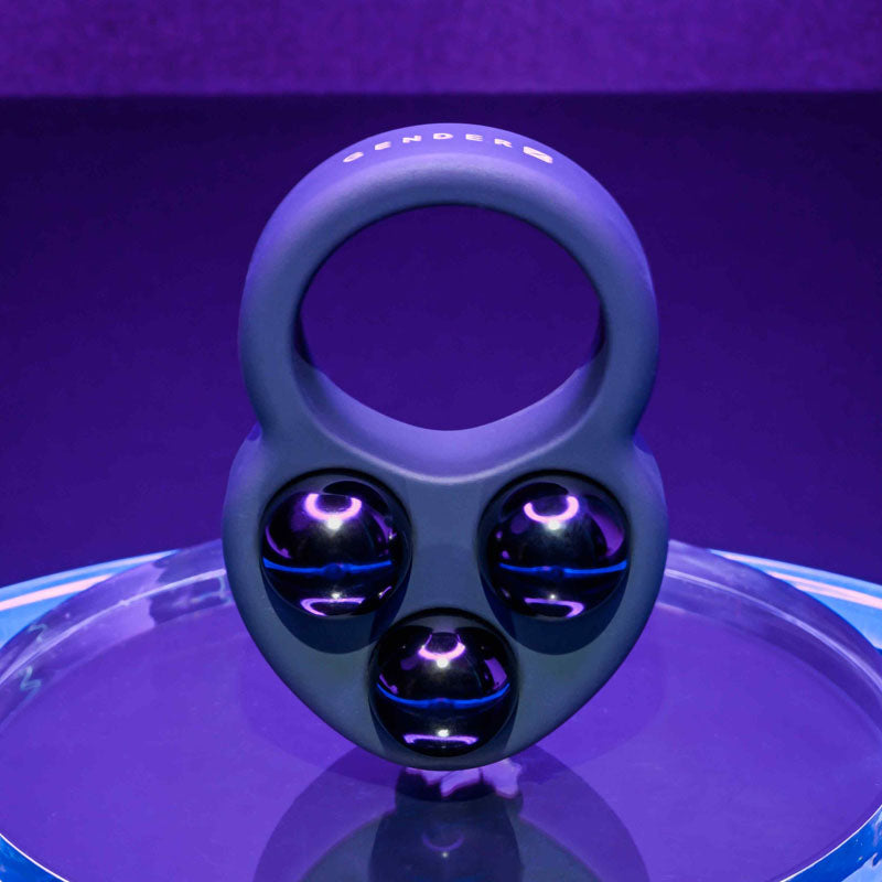 Gender X WORKOUT RING - Black Weighted Cock Ring - Hush Store Sydney 