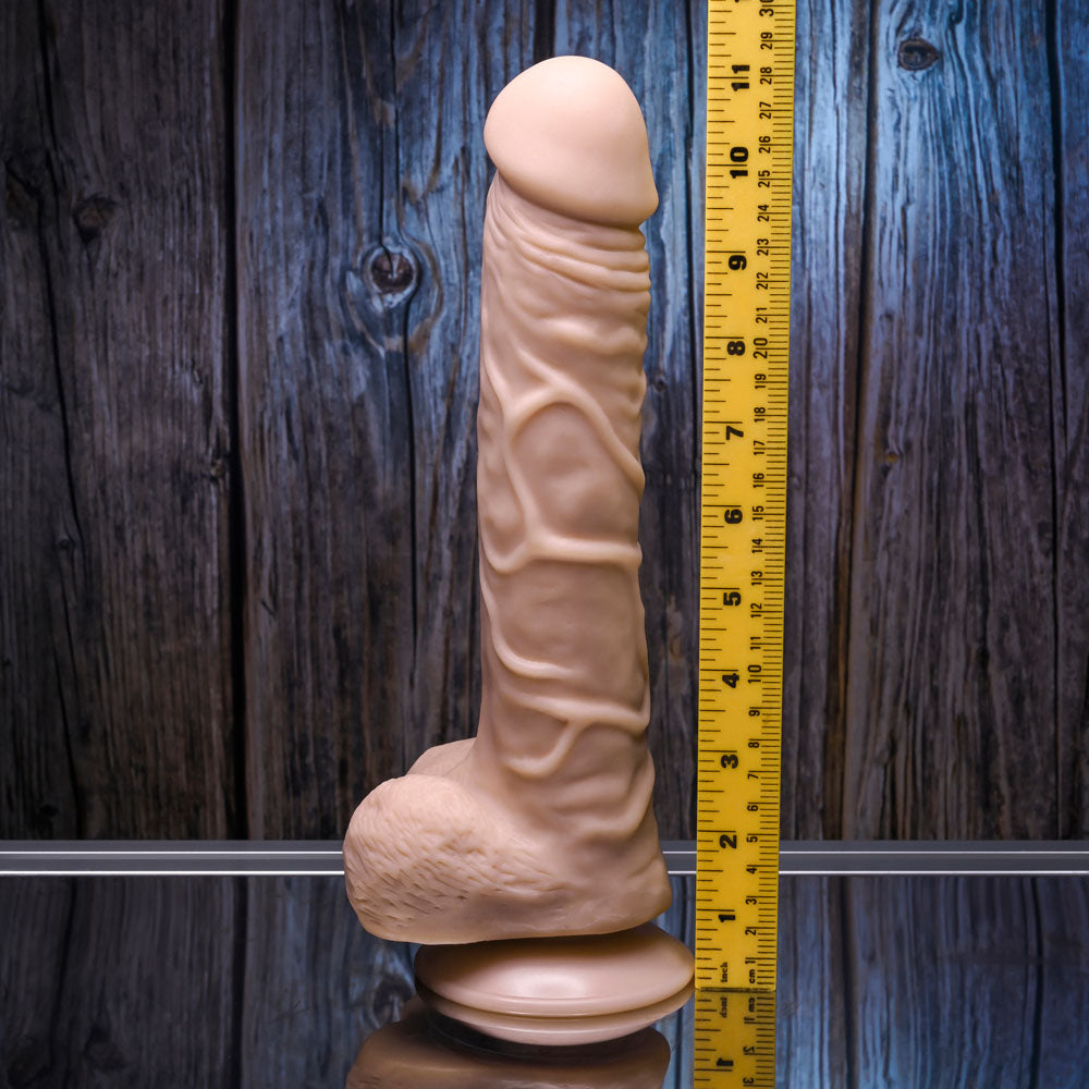 Gender X 10'' FLEXSKIN POSEABLE TRUE FEEL - Light - Flesh 29.2 cm Poseable Dong - Hush Store Sydney 