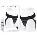 Gender X DOUBLE RIDER - Black Adjustable Strap-On Harness (No Probe Included) - Hush Store Sydney 