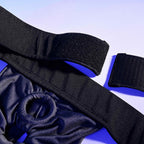 Gender X DOUBLE RIDER - Black Adjustable Strap-On Harness (No Probe Included) - Hush Store Sydney 