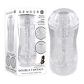 Gender X DOUBLE FANTASY - Clear Double Ended Stroker - Hush Store Sydney 