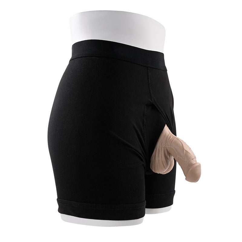 Gender X 4'' SILICONE PACKER LIGHT - Flesh 10 cm Packer - Hush Store Sydney 