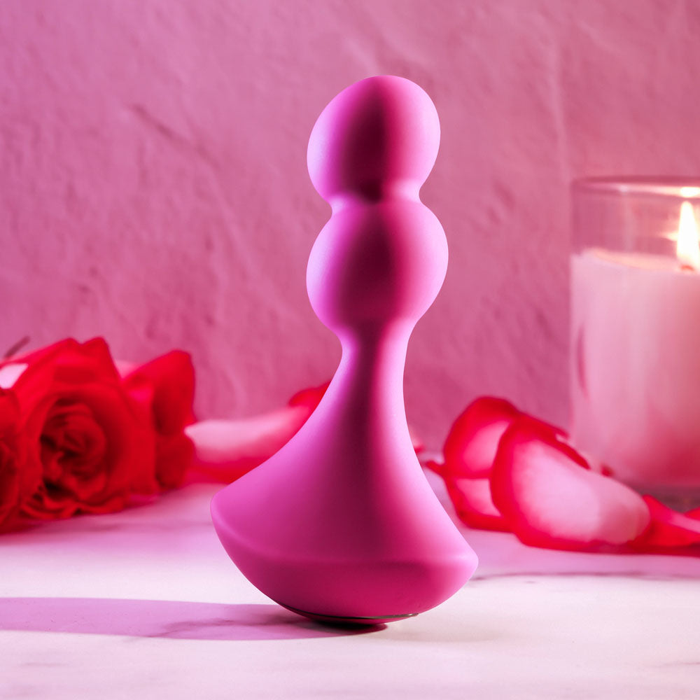 Gender X BALL GAME - Pink 13.5 cm USB Rechargeable Vibrating Butt Plug - Hush Store Sydney 