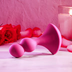 Gender X BALL GAME - Pink 13.5 cm USB Rechargeable Vibrating Butt Plug - Hush Store Sydney 