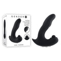 Gender X MAD TAPPER - Black USB Rechargeable Double Tapping Vibrating Massager - Hush Store Sydney 