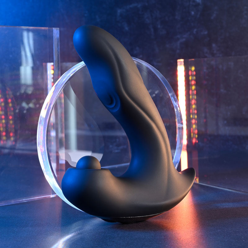Gender X MAD TAPPER - Black USB Rechargeable Double Tapping Vibrating Massager - Hush Store Sydney 