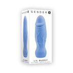Gender X LIL BUDDY - Light Blue 10.1 cm USB Rechargeable Mini Vibrator - Hush Store Sydney 