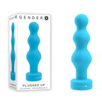 Gender X PLUGGED UP - Blue 13.6 cm USB Rechargeable Butt Plug - Hush Store Sydney 