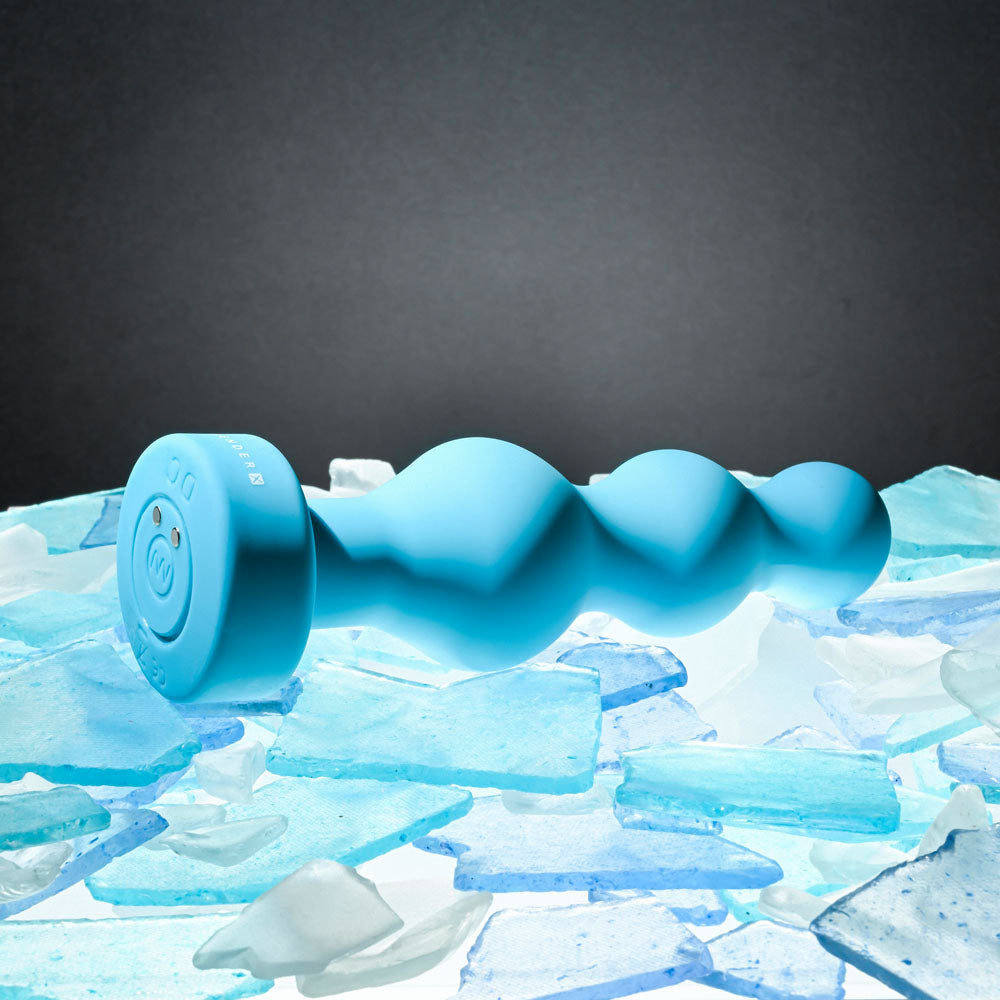 Gender X PLUGGED UP - Blue 13.6 cm USB Rechargeable Butt Plug - Hush Store Sydney 