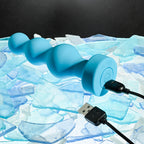 Gender X PLUGGED UP - Blue 13.6 cm USB Rechargeable Butt Plug - Hush Store Sydney 
