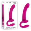 Gender X SHARING IS CARING - Pink 21.9 cm USB Rechargeable Strapless Strap-On - Hush Store Sydney 