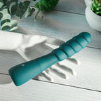 Gender X SCORPION - Green 21.2 cm USB Rechargeable Vibrator - Hush Store Sydney 