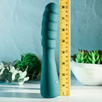 Gender X SCORPION - Green 21.2 cm USB Rechargeable Vibrator - Hush Store Sydney 