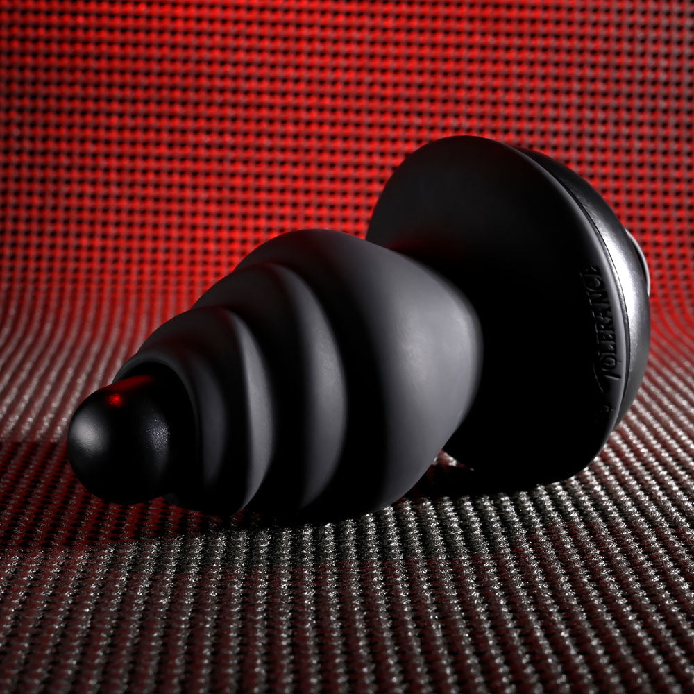 Gender X ECHO - Black 15.3 cm USB Rechargeable Butt Plug - Hush Store Sydney 