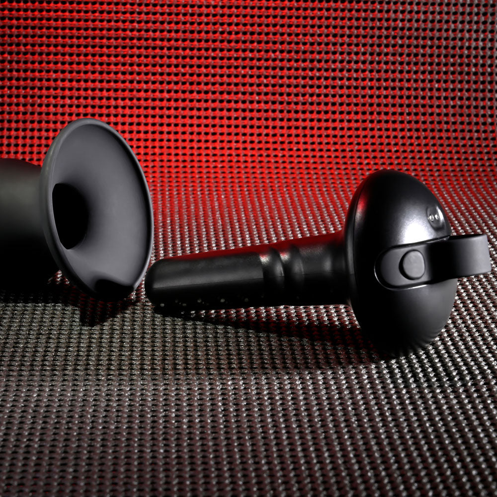 Gender X ECHO - Black 15.3 cm USB Rechargeable Butt Plug - Hush Store Sydney 