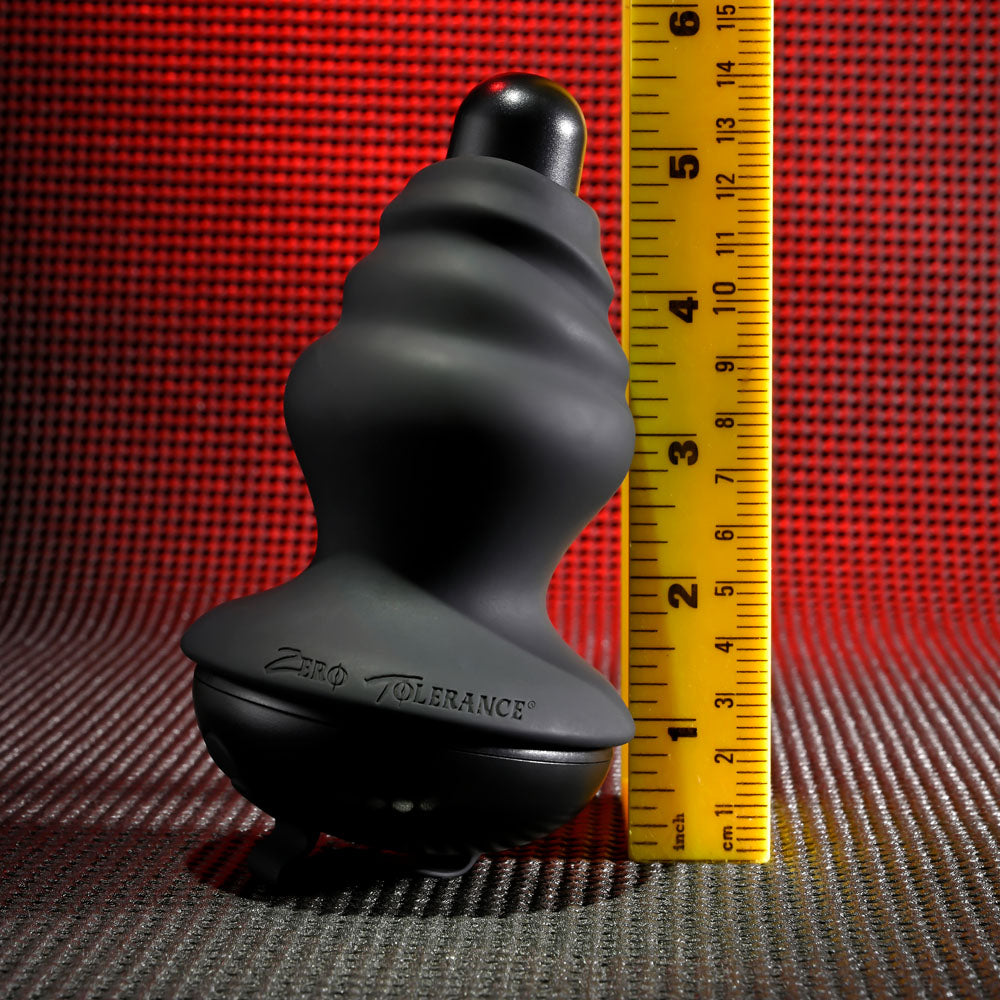 Gender X ECHO - Black 15.3 cm USB Rechargeable Butt Plug - Hush Store Sydney 