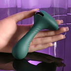 Gender X GOES ANYWHERE - Green 12.4 cm USB Rechargeable Vibrator - Hush Store Sydney 