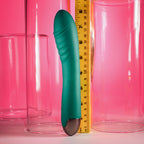 Gender X PIROUETTE - Green 20.6 cm USB Rechargeable Vibrator - Hush Store Sydney 