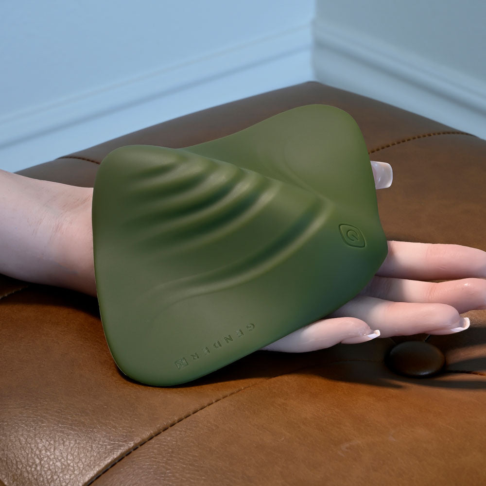 Gender X PLEASURE PAD - Green USB Rechargeable Grinding Pad - Hush Store Sydney 