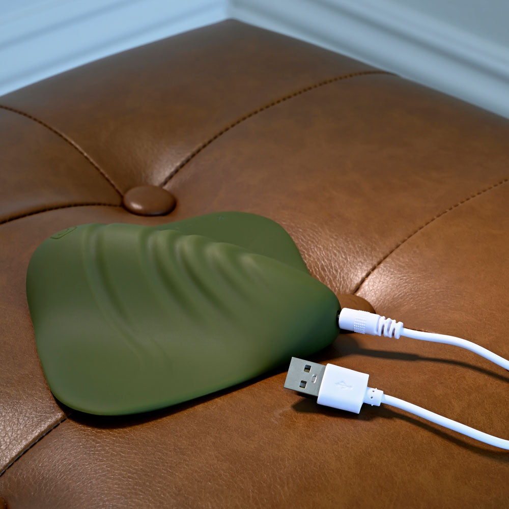 Gender X PLEASURE PAD - Green USB Rechargeable Grinding Pad - Hush Store Sydney 