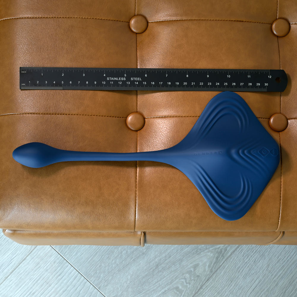 Gender X DAILY GRIND - Blue USB Rechargeable Grinding Pad with Anal Plug