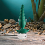Gender X THE RATTLER - Green 17 cm USB Rechargeable Vibrating and Twirling Anal Plug - Hush Store Sydney 